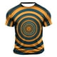 thumbnail image 3 of Mens Camisas de Manga Corta Impresión Casual Deportes Cuello Redondo Blusa, Poliéster Ligero para la Primavera Verano Al Aire Libre Uso Diario, 3 of 4