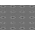 thumbnail image 1 of Ahgly Company Indoor Rectangle Patterned Gray Dolphin Gray Area Rugs, 4' x 6', 1 of 6