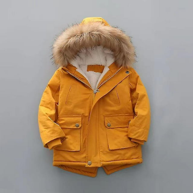 Boys Winter Coats Down Jacket Hooded Snowsuit Parka Windproof Overcoat