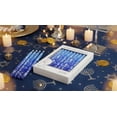 thumbnail image 3 of Velas de Janucá Aviv Judaica 45 unidades Azul Escarchado 14,6 cm, 3 of 9