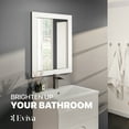 thumbnail image 3 of Eviva Aberdeen 24" White Framed Bathroom Wall Mirror, 3 of 7