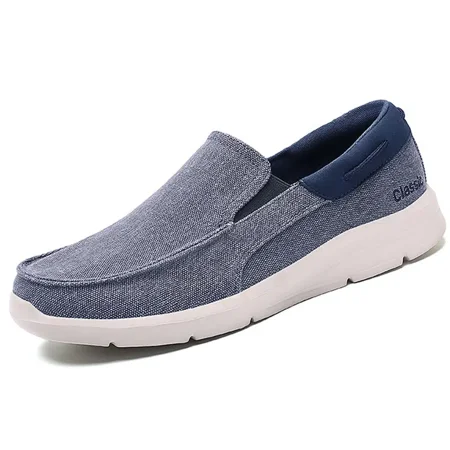 

Men‘s Canvas Driving Style Loafers Comfortable Slip On Shoes Mocassin