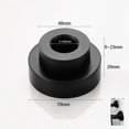 thumbnail image 3 of 2Pcs Shower Fixing Kit Equipment Pipe Cover Decorative Copper Bathroom Accessories Electroplating-Black, 3 of 5