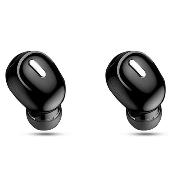 2X Auriculares Deportivos Inalámbricos Bluetooth de un Solo Oído con Micrófono Auriculares Internos Manos
