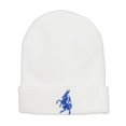 thumbnail image 5 of Antelope Emblem Embroidered Long Beanie - White OSFM, 5 of 5