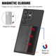 thumbnail image 3 of Carbon Fiber Wallet Case For Samsung Galaxy S22 Ultra 5G, 3 of 5