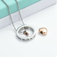 thumbnail image 6 of Circle of Life Eternity Memorial Urn Necklace Cremation Jewelry Urn Necklace for Ashes Heart Keepsake, 6 of 6