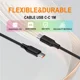 thumbnail image 4 of Cable Tipo C A Tipo C Carga Rápida 2.4a U-volt Color Negro Vcbl004, 4 of 8