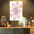 thumbnail image 1 of Fleurs Fractales en Fleurs Roses - Grandes Fleurs Art Mural sur Toile, 1 of 3