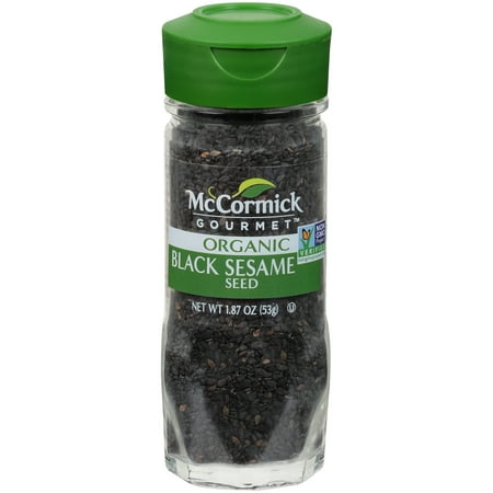 (2 Pack) McCormick Gourmet Black Sesame Seeds, 1.87 (Best Way To Eat Sesame Seeds)