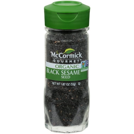 Sesame Seeds Vitamins - (2 Pack) McCormick Gourmet Black Sesame Seeds, 1.87 oz