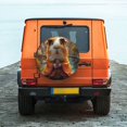 thumbnail image 4 of Haiem Spare Tire Cover , Wheel Cover with Valley Meditating Guinea Pig printed, Camper Spare Tire Cover Fit for Jeep Wrangler Rv SUV Truck Travel Trailer-17 inch, 4 of 8