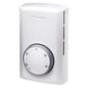 Dimplex Double Pole Line Voltage Electric Heater Thermostat, White
