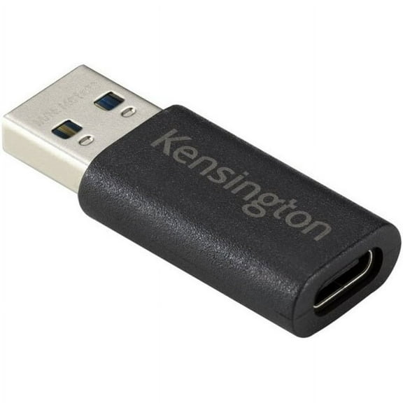Kensington CA1020 USB-A to USB-C M/F Adapter USB Type A - Male - 1 x USB4 Type C Female - Black