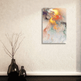 thumbnail image 2 of Rosework Framed Canvas Wall Art, 20X24 Inch, Abstract Canvas Painting, Made In USA, 2 of 6
