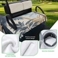 thumbnail image 5 of Golf Cart Seat Covers for 2 Seater,Retro Palm Trees Microfiber Cart Seat Towel Blanket,Summer Botanical Vintage Watercolor Absorbent Breathable Non Slip Bench Seats Protector for Golf Course 51"x31", 5 of 9