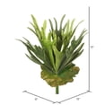 thumbnail image 3 of Vickerman 13" Artificial Staghorn Fern Bush., 3 of 4