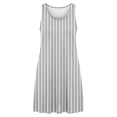 thumbnail image 5 of SROBPTY Summer Dresses for Women Print Elegant Crew Neck Sleeveless Classic Straight Loose Midi, 5 of 5