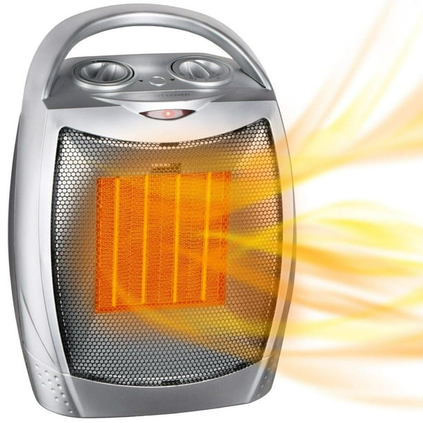 Calentador eléctrico portátil GiveBest con termostato de 1500 W