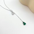 thumbnail image 4 of 14K Gold Green and White Gourd Jade Pendant, Lucky and Prosperous Necklace, Charming Jewelry Gift for Her, 4 of 4