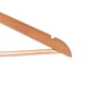 thumbnail image 4 of Ganchos de madera natural para traje, Con barra antideslizante para pantalones, (Set de 20 pza) Garfio giratorio 360°, 4 of 4