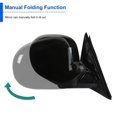 thumbnail image 3 of Spec-D Tuning Glossy Black Right Side Manual Side Mirrors Compatible with Chevrolet Chevy S10 1994-2001, 3 of 7