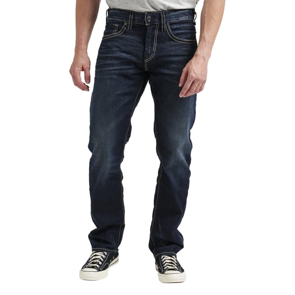 Jeans Silver Jeans Co. Eddie Athletic Fit con piernas cónicas para hombre