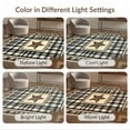 thumbnail image 7 of ODIKA 6'x9' Washable Area Rug Retro Plaid Bordered Panel Farmhouse Border Motif Vintage Door Flowing Dynamic for Family Room, Living Room, Master Bedroom, Non-Slip, Easy Care, 7 of 7