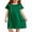 Green, variant on Arshiner Girls Nightgowns Silk Satin Pajama Dress Short Sleeve Soft Princess Sleepwear