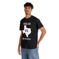 thumbnail image 6 of Texas VS The World Unisex Heavy Cotton Tee T-shirt Football, 6 of 12