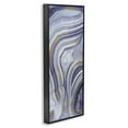 thumbnail image 3 of Stupell Industries Agate Crystal Pattern Abstract Design Abstract Painting Black Framed Art Print Wall Art, 10 x 24, 3 of 9
