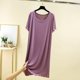 thumbnail image 2 of Vestido largo de verano ligero con cuello redondo y corte holgado para mujer, 2 of 3