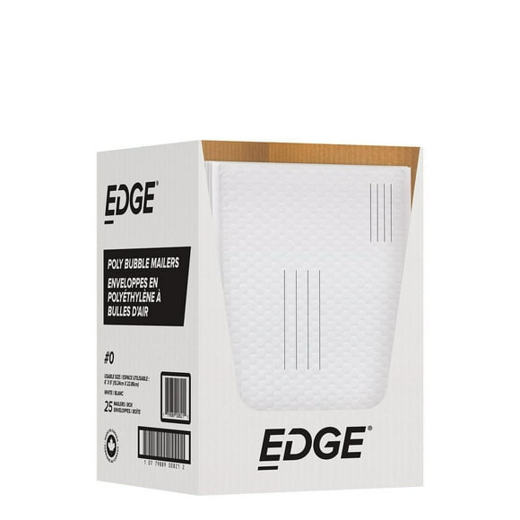 Enveloppe à bulles Poly EDGE n°0, 15,24 x 22,86 cm