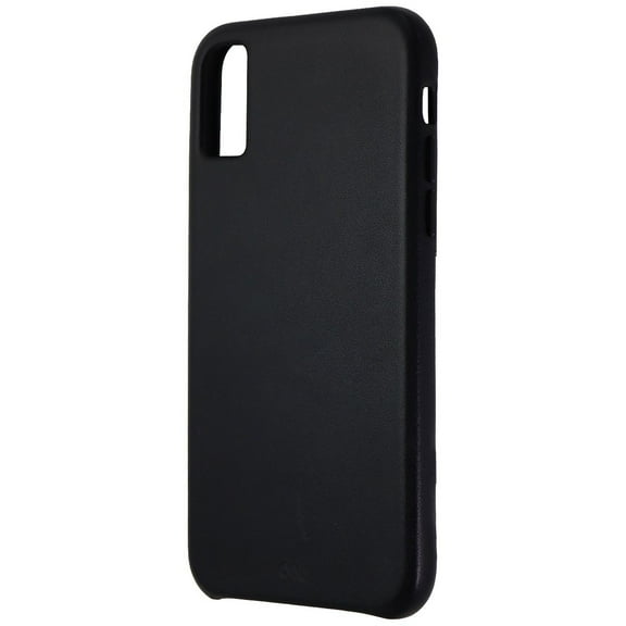 Case-Mate Barely There Hard Leather Case for  iPhone Xs/X - Black
