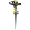 Nelson Zinc Spike Plastic Impact Sprinkler, Green