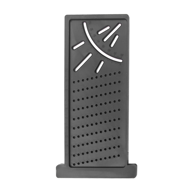 Carpintería Scribe Mark Line Gauge Cross-Out Regla de ángulo de carpintero (negro) Tmvgtek Piezas de repuesto para herramientas