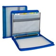 Cline® Zippered Binder W/ Expanding File, 2" Overall Expansion, 7 Sections, Letter Size, Bright