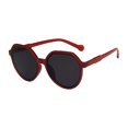 thumbnail image 1 of Gafas de sol retro Chic Cool Retro Gafas de terre Gafas Protección UV Unisex Playa Gafas al - Rojo gris Rojo gris Magideal Gafas de sol retro, 1 of 6
