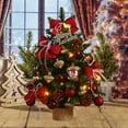 thumbnail image 7 of Flocked Christmas Trees, New Desktop Christmas Tree Christmas Scene Secoration Ice Snow Baby Christmas Tree Set Decorative Ornaments Mini Christmas Trees, 7 of 7
