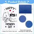 thumbnail image 7 of WaaHome First Fathers Day Cards - Happy First Father's Day Gifts Card with Envelope First Time Dad Fathers Day Gift for New Dad from Wife Baby Girl Boy, 7 of 7