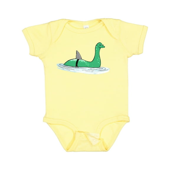 Inktastic Nessie Shark Boys or Girls Baby Bodysuit