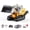 636-Loader, variant on Adult Metal Mini 1:50 Remote Control Excavator, Dump Truck & Loader Set, Screw & Lever Driven, Includes 2 Batteries and Carrying Case, Ideal for Model Enthusiasts and Kids