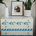 thumbnail image 6 of 9 PCS Sea Waves Painting Stencil Sun Beach Template Summer Surfing Painting Template Coconut Tree Painting Stencil Summer Theme Stencil for Painting on Wall Wood Canvas Fabric Furniture, 6 of 7