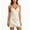 #0244-Khaki, variant on Pounoo Women's Nightgowns Floral Embroidered Trim Satin Spaghetti Strap Slip Dress Sleepwear Daily Wear Soft Stretchy Comfortable Loungewear Gift