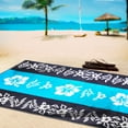 thumbnail image 3 of Hilo Cotton Oversized Hibiscus Floral Quick-drying Beach Towel , Hibiscus by Blue Nile Mills, 3 of 5