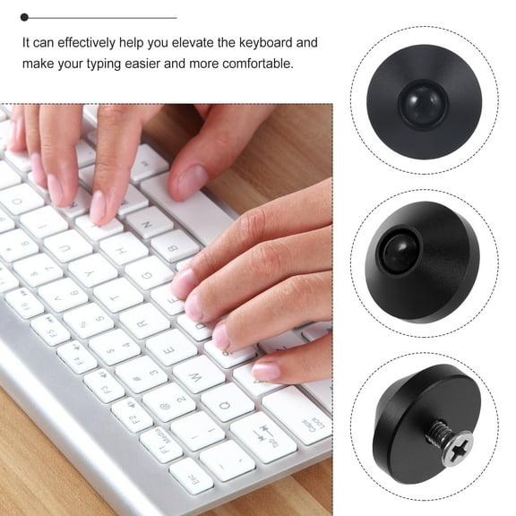 Yuangui 2pcs Aluminum Keyboard Riser Stand Feet for Mechanical Keyboards