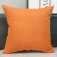 thumbnail image 1 of Almohada De Tela Cojín de lino naranja de 45 x 45 cm para sofá con núcleo de almohada, fundas de almohada para sala de estar, dormitorio, decoración de exteriores (1 unidad) JASKFLY, 1 of 9