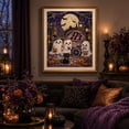 thumbnail image 2 of lhwanj DIY Halloween Pearl Diamond Painting Kit, 5D Pearl Art Craft for Adults and Beginners, Halloween Church and Jesus Wall Decor, Holiday Gifts, 2 of 8