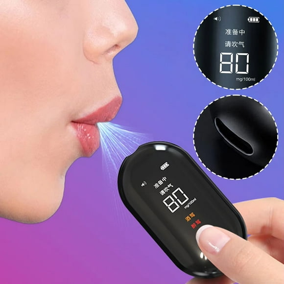 Digital Breath Alcohols Test Breathalyzers Lightweight Precise Breathtester