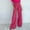 Hot Pink, variant on Patlollav Womens Autumn Straight Solid Color High Waist Suit Pants with Pocket